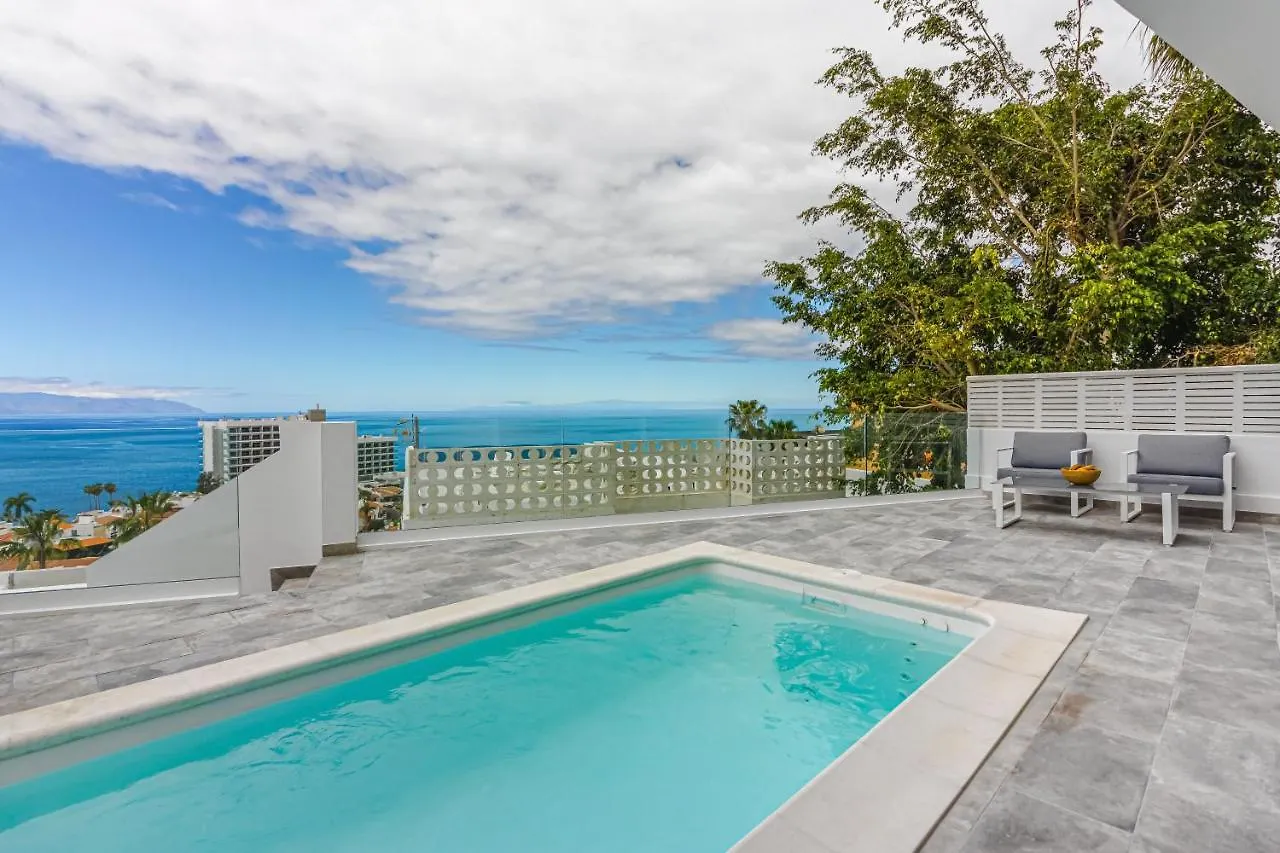 Tatil Evi Fabuloso Bungalow Con Vista Panoramica Y Piscina Privada. Villa Acantilado de los Gigantes İspanya